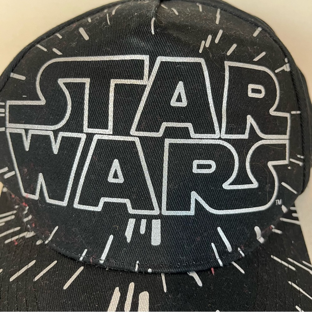 Star Wars Black‎ Hat with White Logo